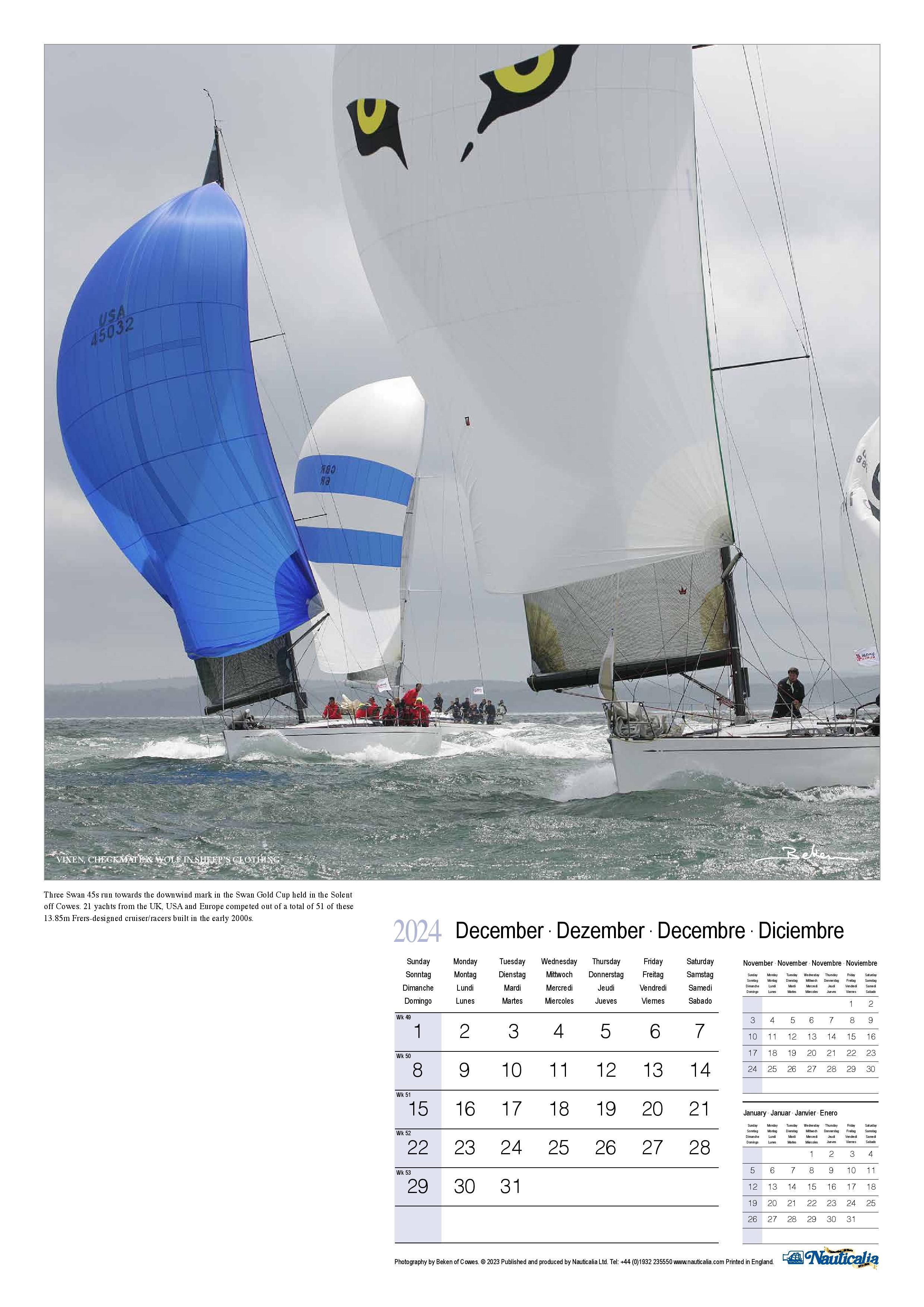 yachts and yachting calendar